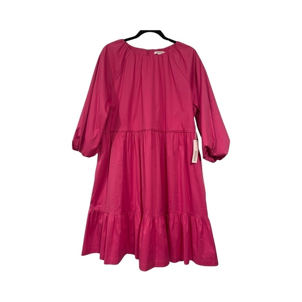 NWT Poplin Balloon Sleeve Dress Pink Size Small/4 (Chico’s Size 0)
